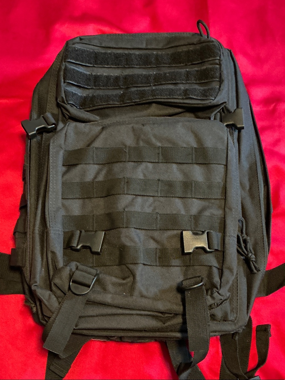 Tactical Black Men's Backpack - Rugged Field Pack NWOT